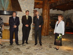 Ing. Švantner, Ing. Demian, RNDr. Topoľský, PhDr. Jorčíková (zľava)