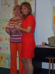 Oľga Jorčíková (CPPPaP) a Gabriela Dianová (STV)