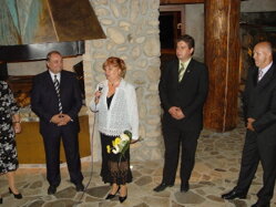 Ing. Švantner, PhDr. Jorčíková, Ing. Demian, RNDr. Topoľský (zľava)